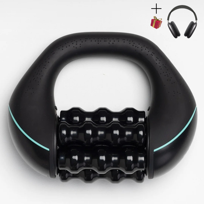 Mini masseur à percussion roulante – Massage complet du corps, récupération musculaire + Casque Bluetooth