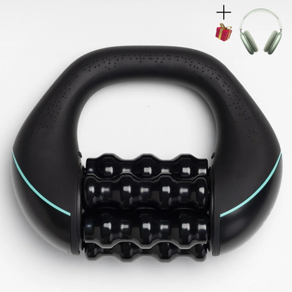 Mini masseur à percussion roulante – Massage complet du corps, récupération musculaire + Casque Bluetooth