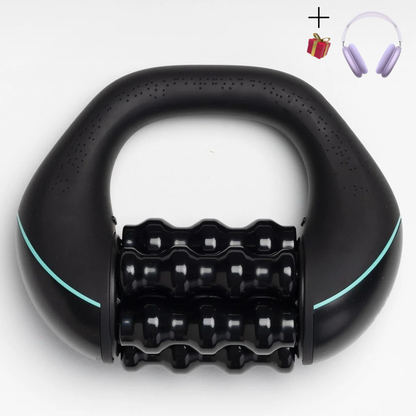 Mini masseur à percussion roulante – Massage complet du corps, récupération musculaire + Casque Bluetooth